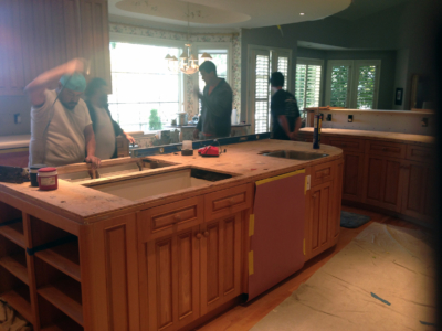 Contemporary Kitchen - Before (in process)