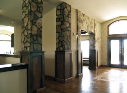 Tuscan Tahoe Style: Faux Painted Entry
