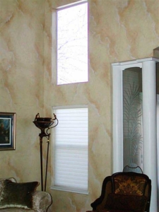 Fauxing on Walls & around Windows.